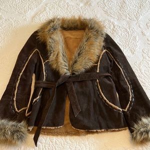 Y2K/ 90s Leather coat ✨